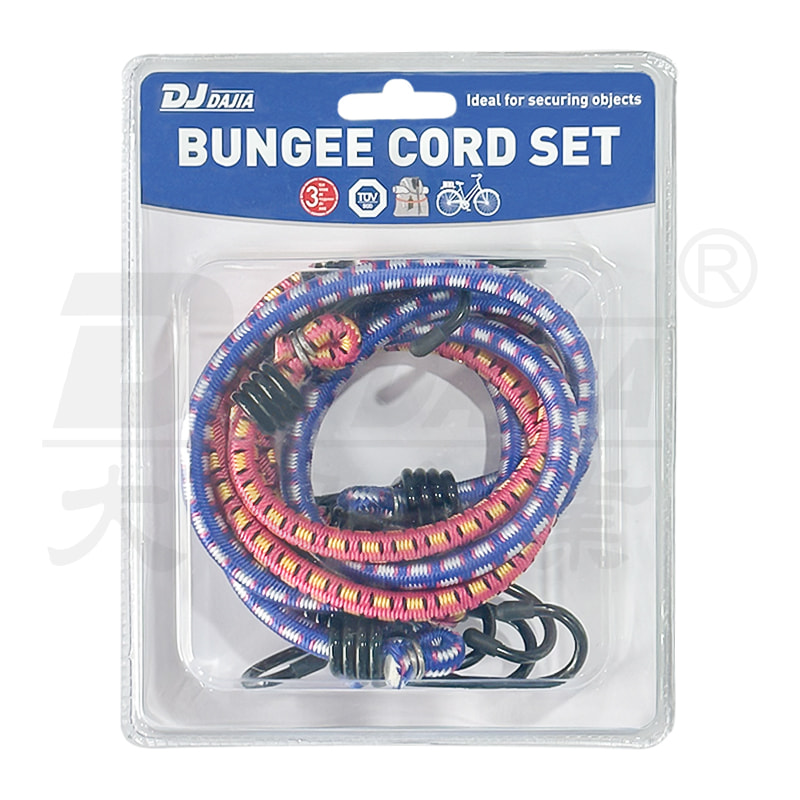 8 mm bungee koorden met stalen haak, ronde bungeekoorden voor fiets