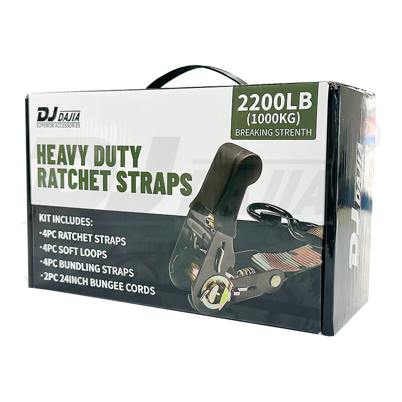 1 "(25 mm) Truck Ratchet Bind Down Bears met S Hook